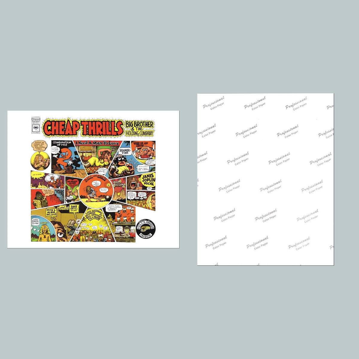 0940 P Big Brother & The Holding Company: 1968 8x10 Glossy Photo Album Cover MS