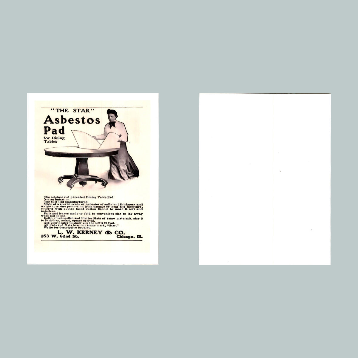 0094 P -8X10 Asbestos Pad Just What I Need For My Mother In Law Glossy Photo