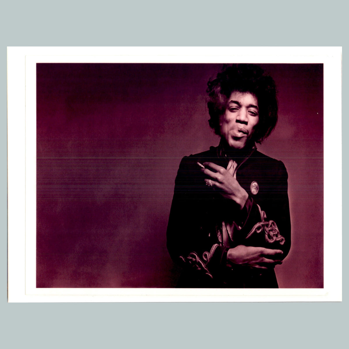 0016 P-8X10 Jimi Hendrix Horizontal Glossy Photo Fast-Secure Shipping