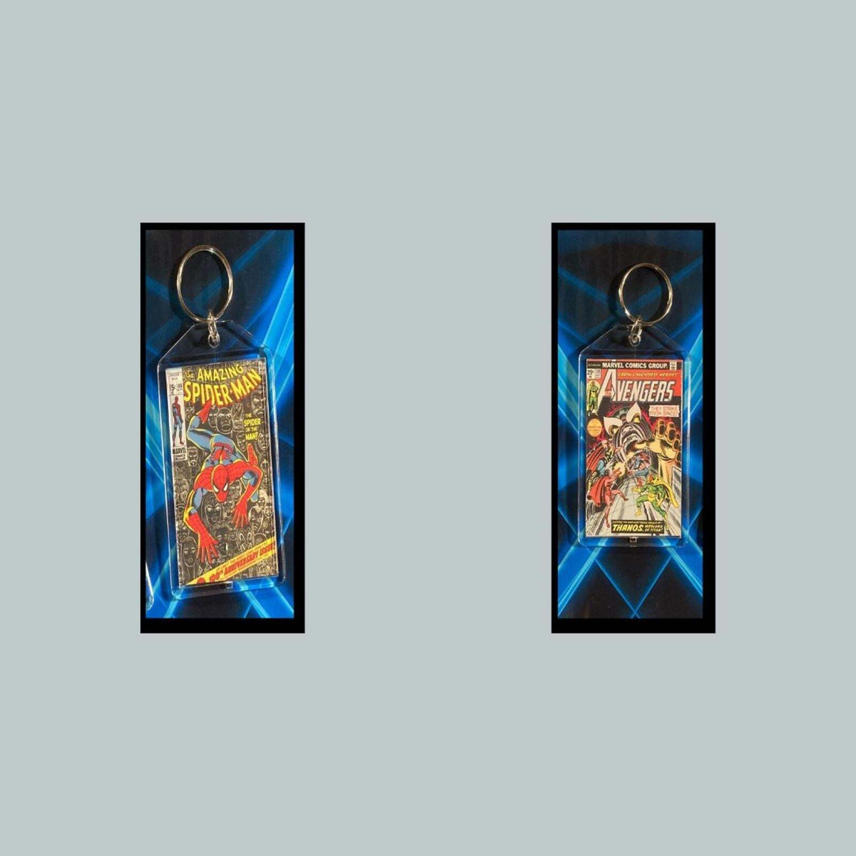 3394 Spider Man Sept 1971 Classic  100th Anniversay Custom Keychain