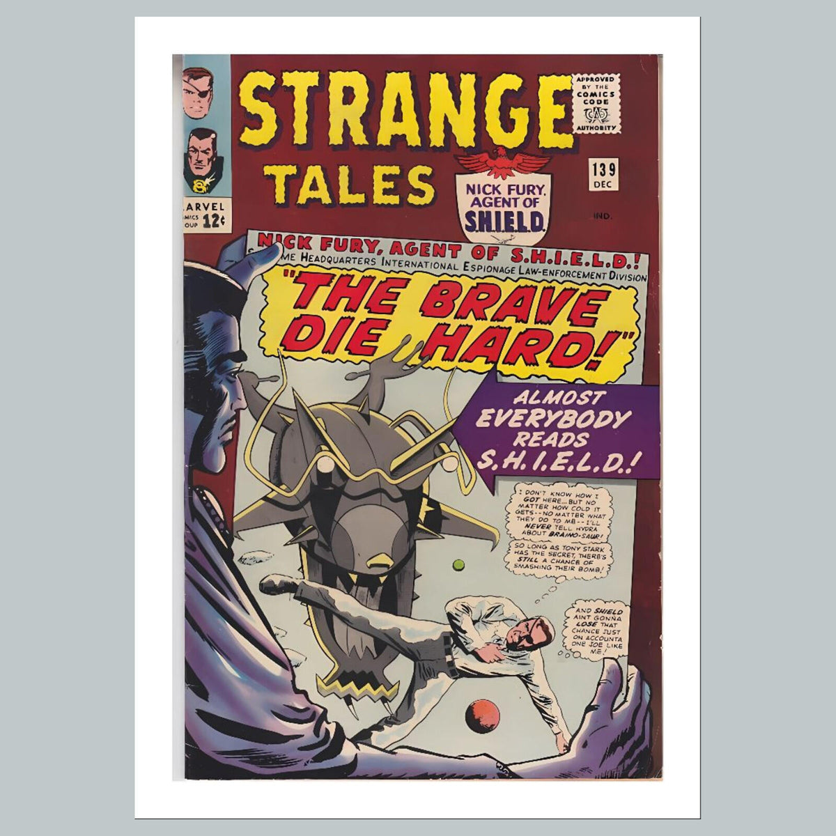 2482 Strange Tales 8x10 Glossy Photo Comic Book CoverFast-Secure Shipping