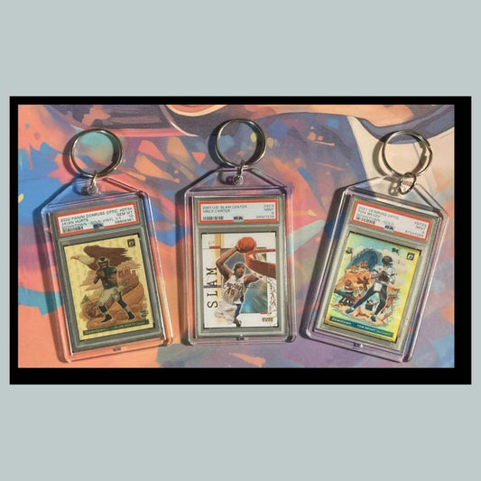 3418B Hurts/Carter/Brady 3 Pack Multi Sport Bundle - 3 Diff Novelty Keychains