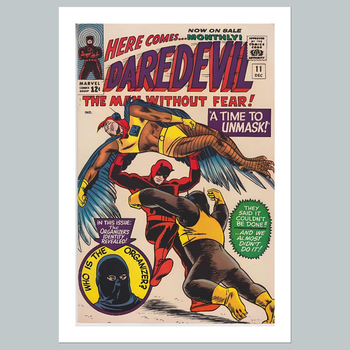 1915 Daredevil 8x10 Glossy Photo Comic Book Cover Fast-Secure Shipping