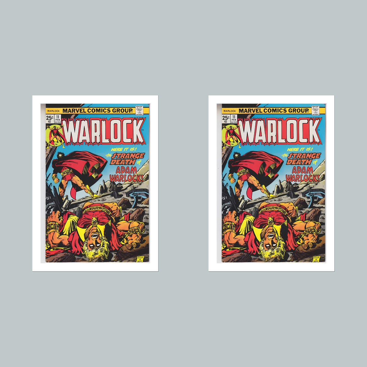 2550 Warlock 8x10 Glossy Photo Comic Book CoverFast-Secure Shipping
