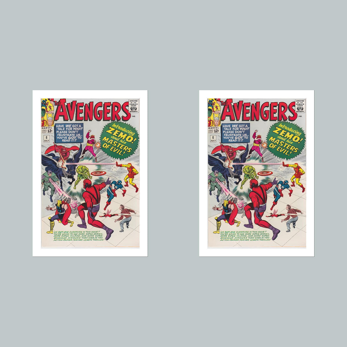 1868 Avengers 8x10 Glossy Photo Comic Book Cover Fast-Secure Shipping