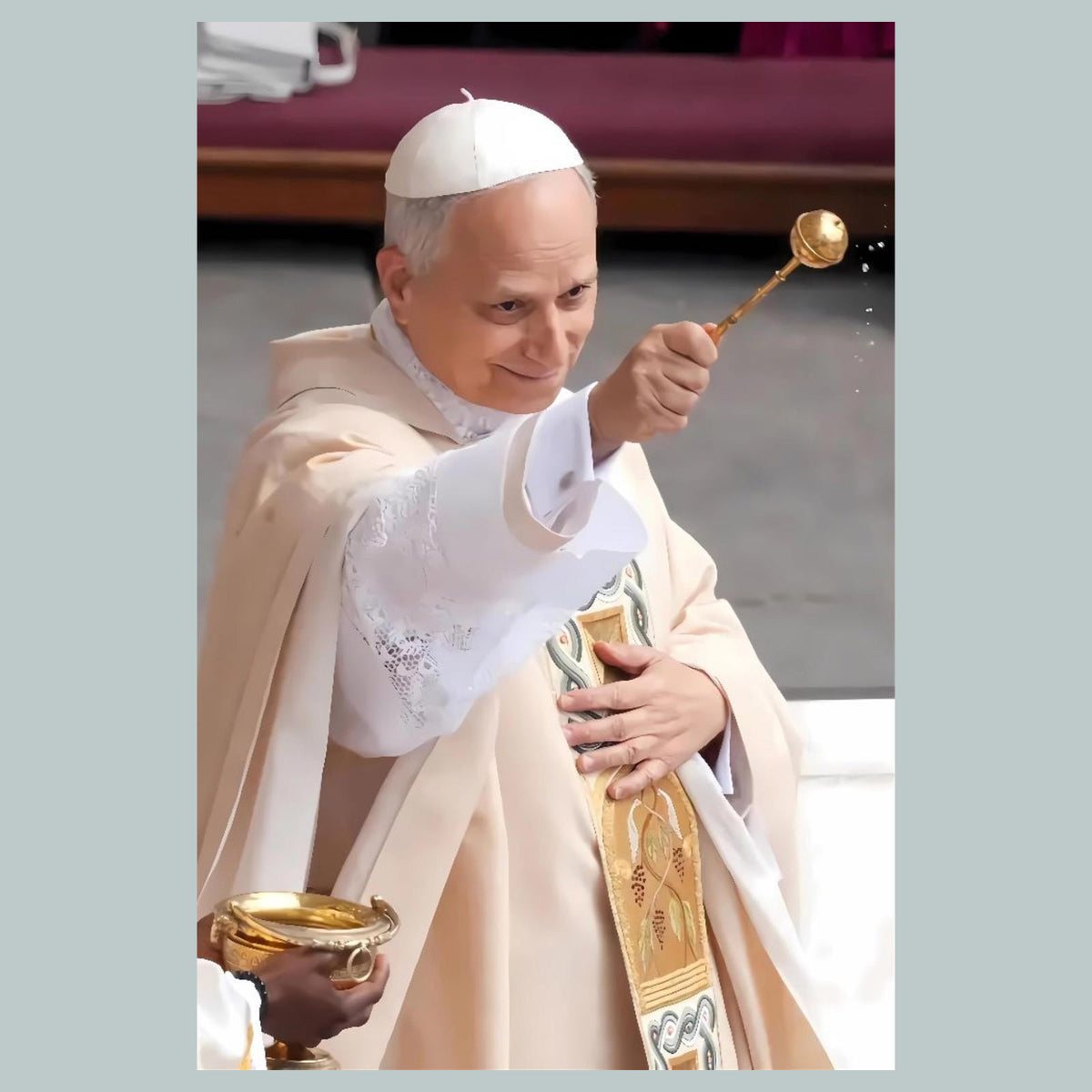 1259 Pope Blessing V 8x10 Glossy Photo - Fast-Secure Shipping MS