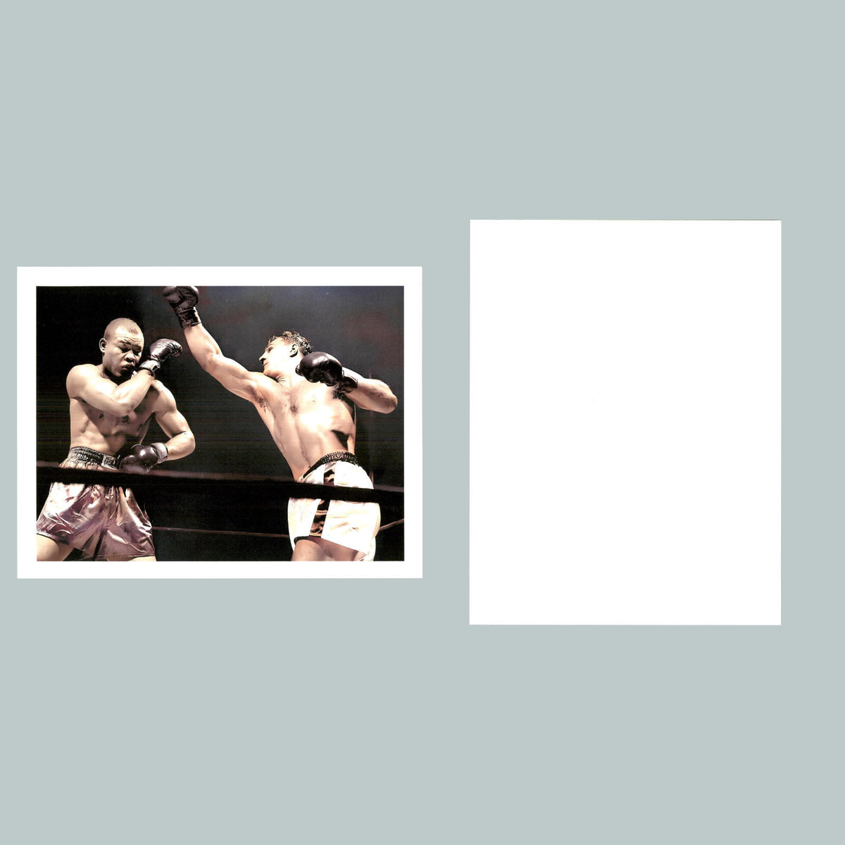0066 P -8X10 Rocky Marciano and Joe Lewis Glossy Photo Fast Shipping