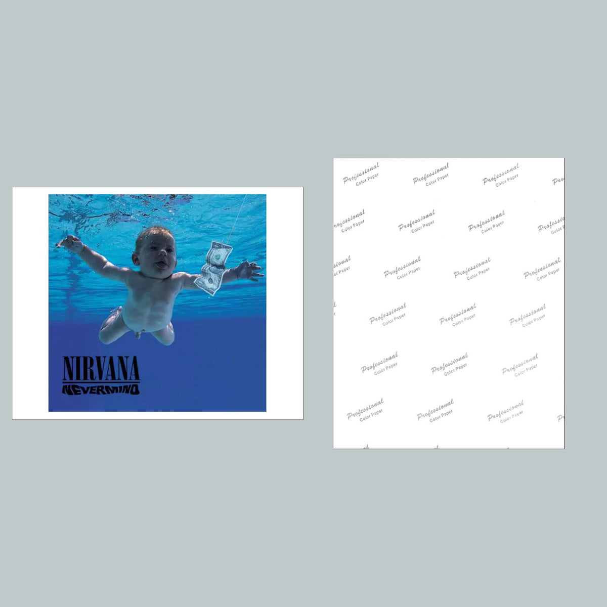 0949 P Nirvana: Nevermind 1990 8x10 Glossy Photo Album Cover MS