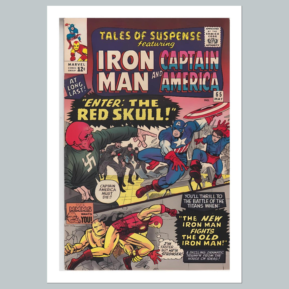 2434 Tales Of Suspense 8x10 Glossy Photo Comic Book Cover Fast-Secure Shipping