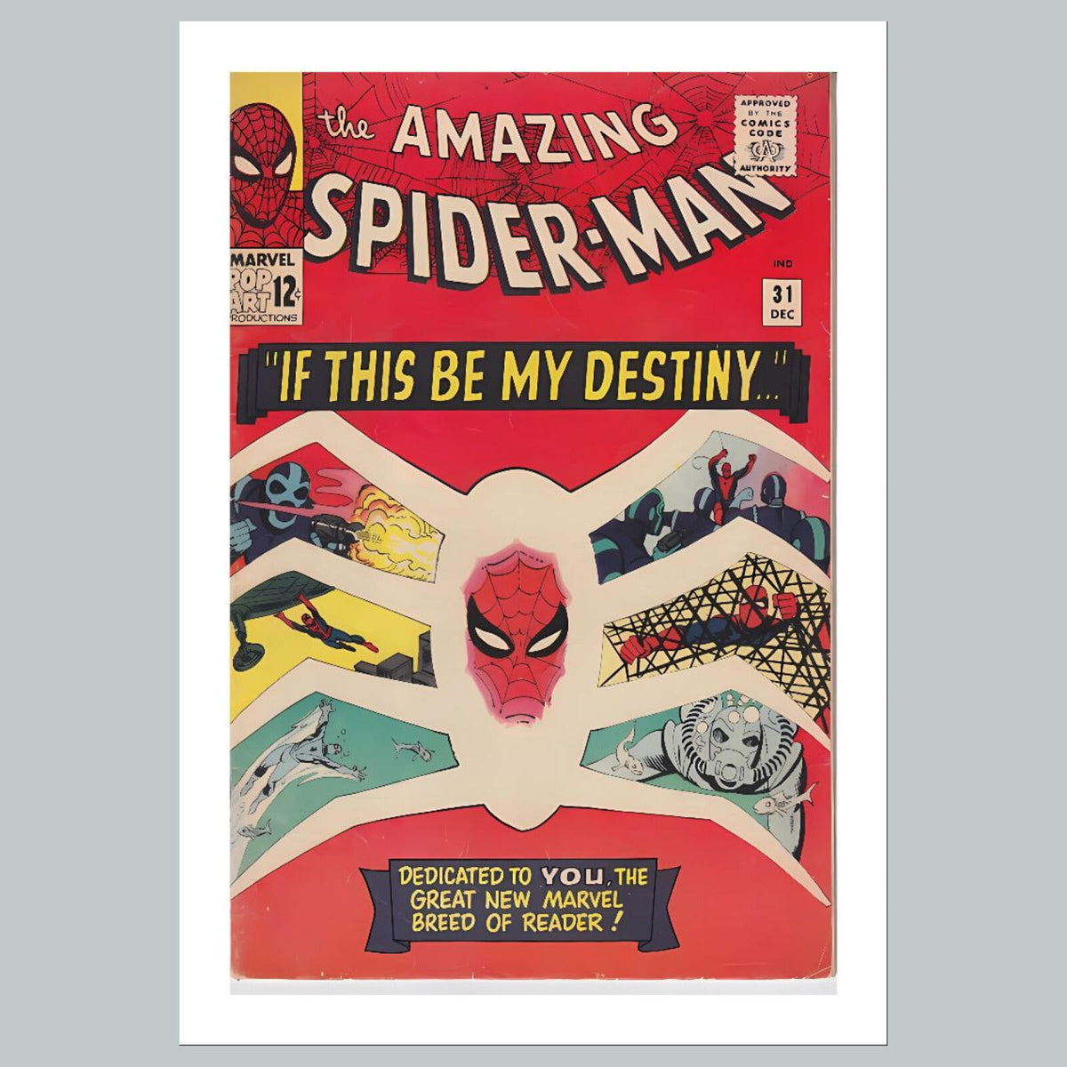 1773 Amazing Spider-Man 8x10 Glossy Photo Comic Book Cover Fast-Secure Shipping