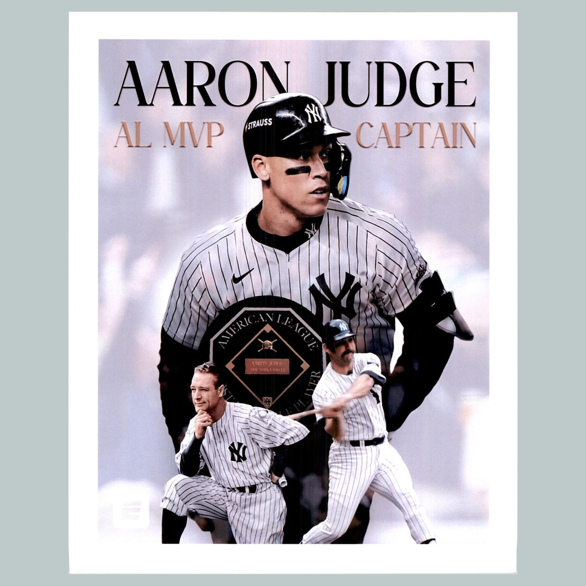 0481 P-8X10 Aaron Judge AL MVP and Captain Glossy Photo Secure Ship BBL