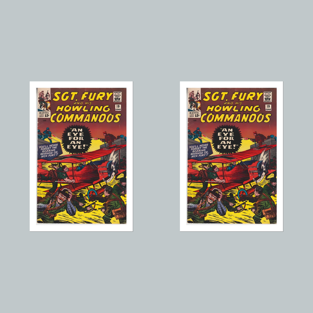 2384 Sgt Fury 8x10 Glossy Photo Comic Book Cover Fast-Secure Shipping