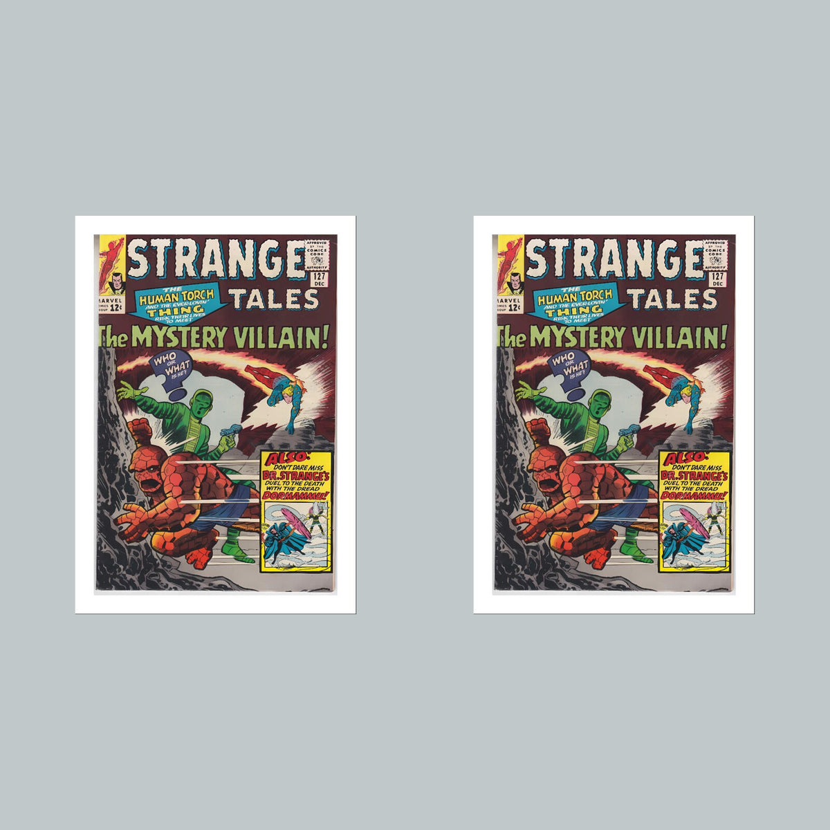 2522 Strange Tales 8x10 Glossy Photo Comic Book CoverFast-Secure Shipping