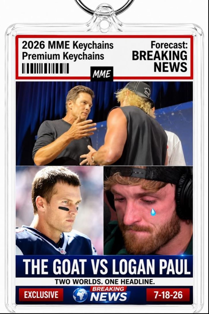 3952 Tom Brady Keychain  Breaking News! Slaps Logan Paul Alt Version 2