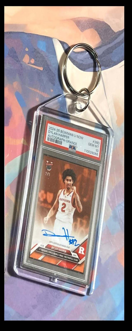 3112 Dylan Harper 2024 Bowman U Orange Auto Custom Keychain-A Great Gift