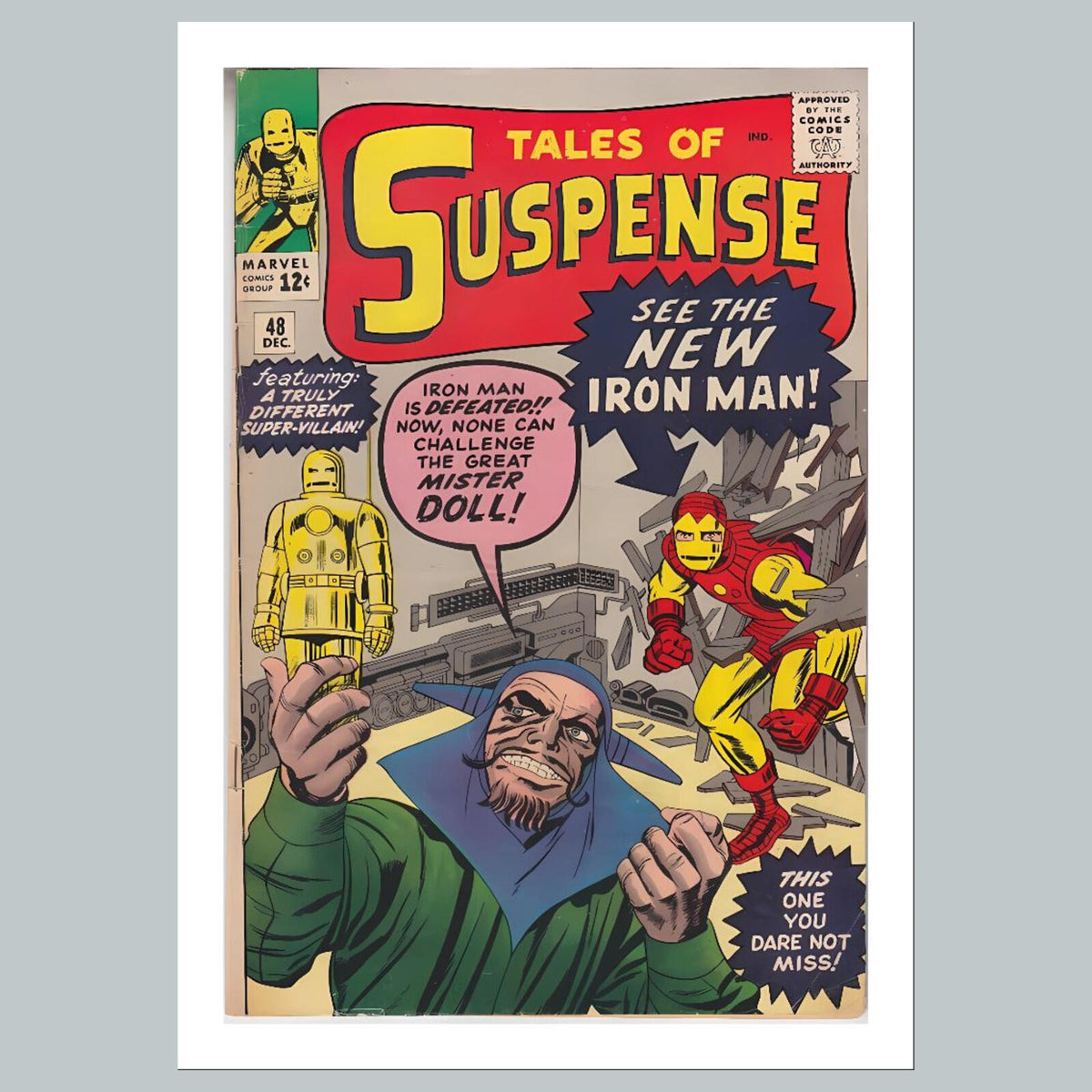 2450 Tales Of Suspense 8x10 Glossy Photo Comic Book CoverFast-Secure Shipping
