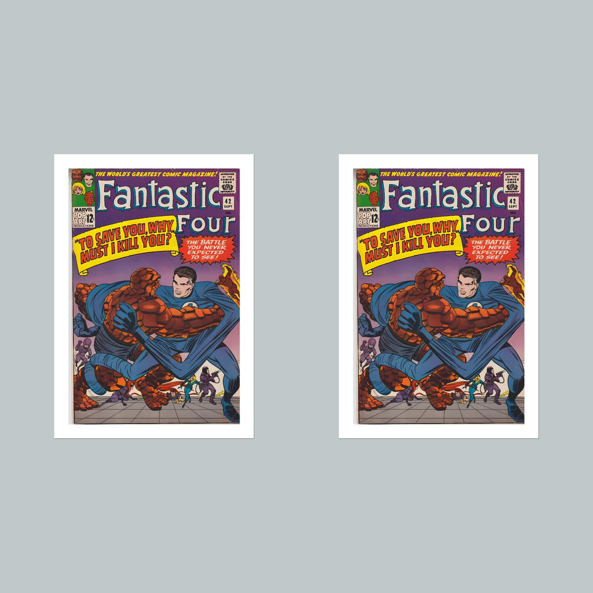 1981 Fantastic Four 8x10 Glossy Photo Comic Book Cover Fast-Secure Shipping
