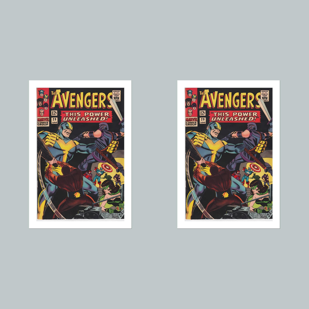 1844 The Avengers 8x10 Glossy Photo Comic Book Cover Fast-Secure Shipping
