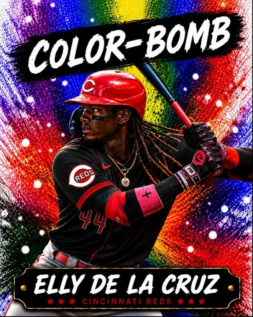 3833 Elly  De La Cruz 8x10 Premium Print | Color-Bomb | With Text