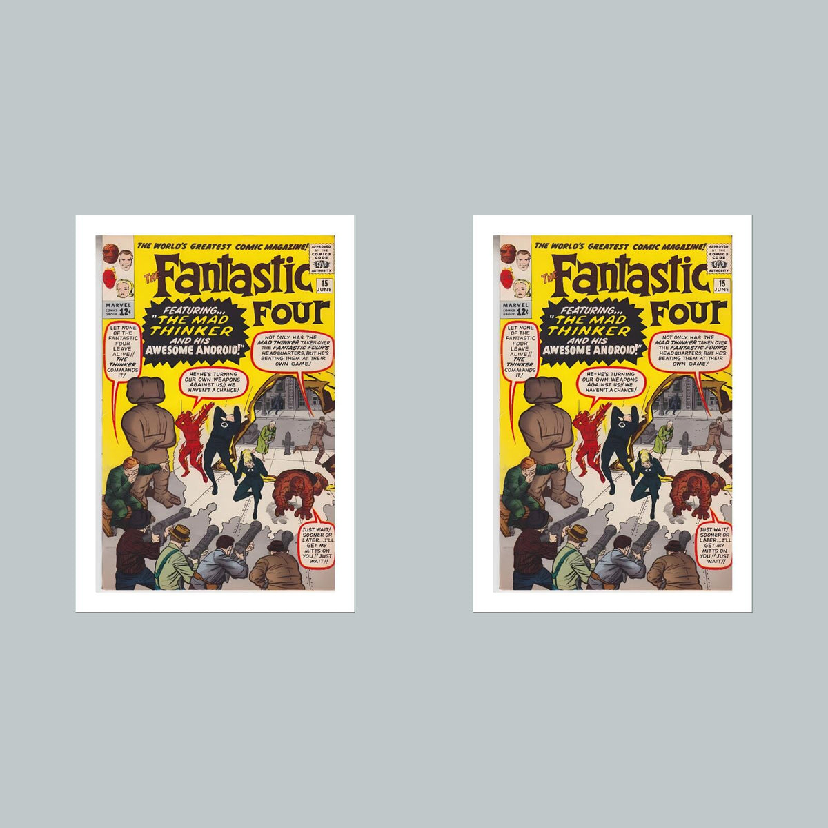 1953 Fantastic Four 8x10 Glossy Photo Comic Book Cover Fast-Secure Shipping