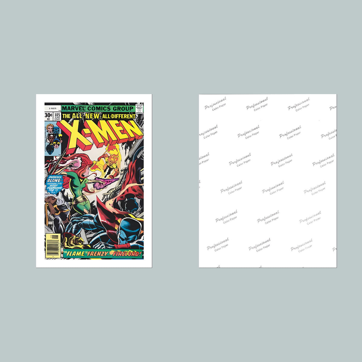 1596 X-Men June 1977 8x10 Glossy Photo Comic Book Cover