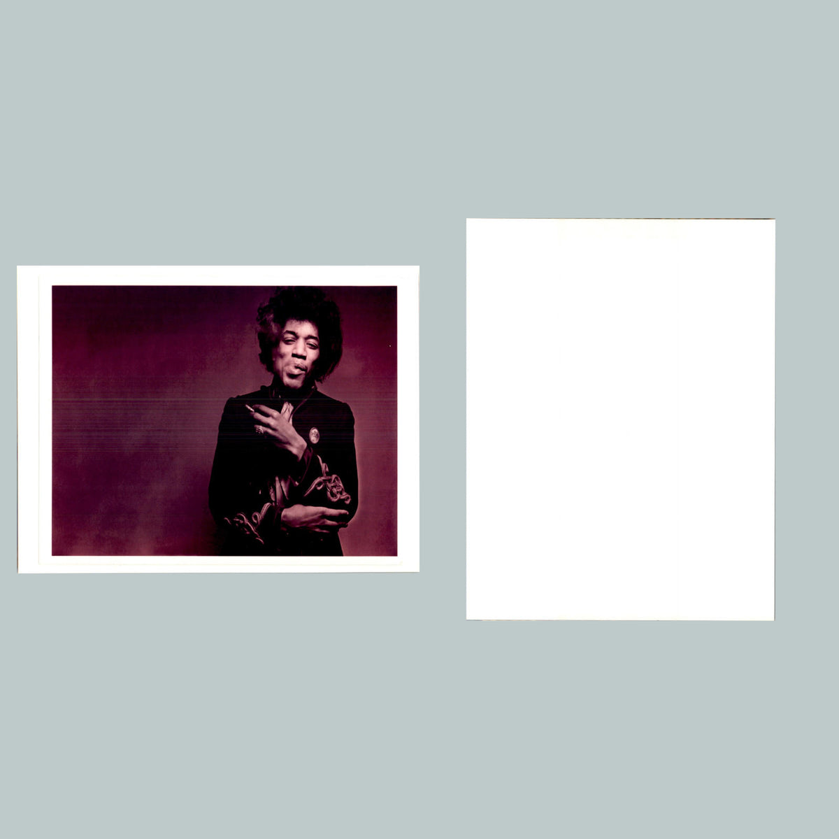 0016 P-8X10 Jimi Hendrix Horizontal Glossy Photo Fast-Secure Shipping