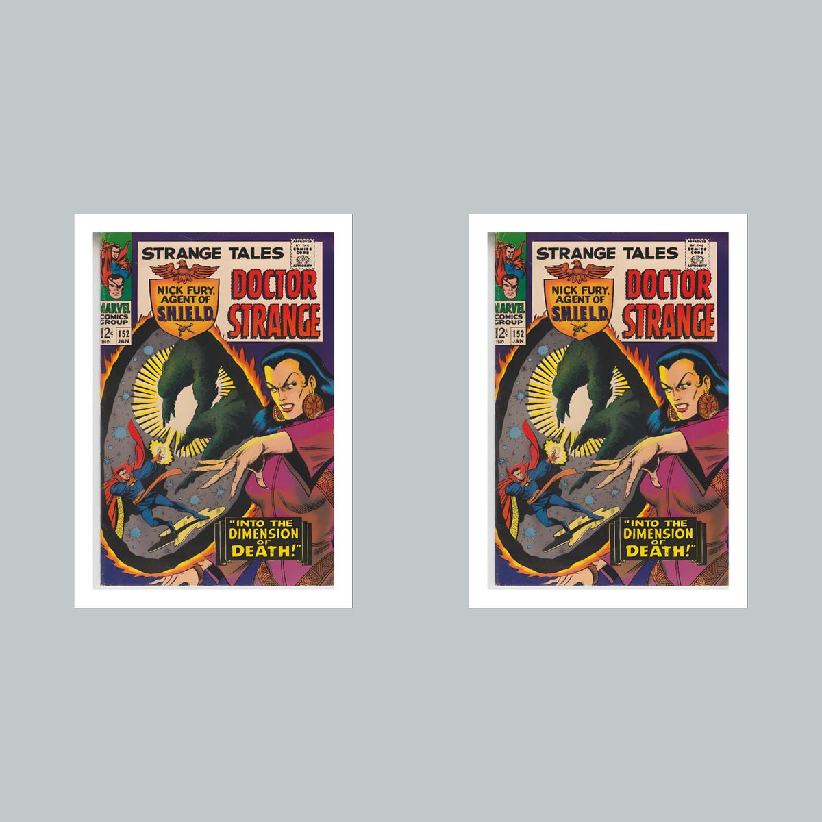 2495 Strange Tales 8x10 Glossy Photo Comic Book CoverFast-Secure Shipping