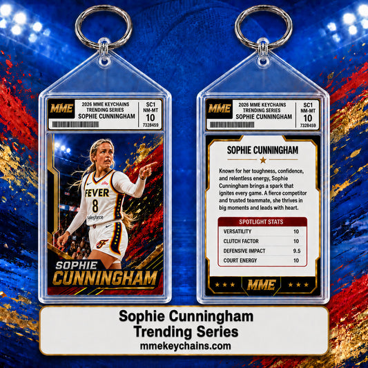 4141 Sophie Cunningham Trending Series Keychain Custom Acrylic Photo Keychain