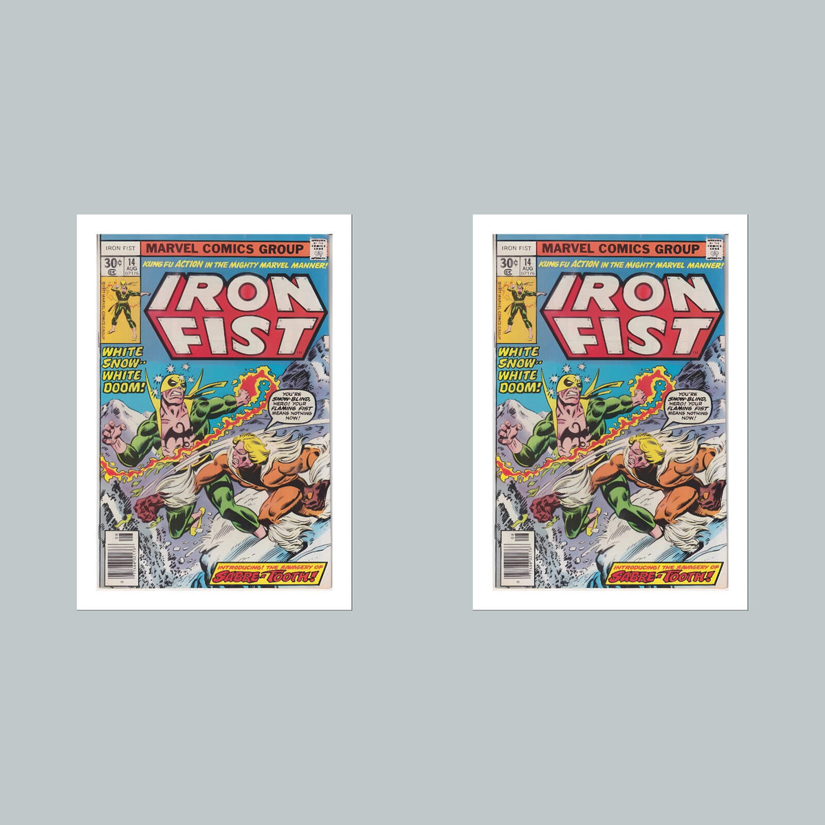 2090 Iron Fist 8x10 Glossy Photo Comic Book Cover Fast-Secure Shipping