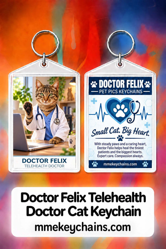 4918 Personalized Pet Pics Keychains Doctor Felix – Telehealth Doctor