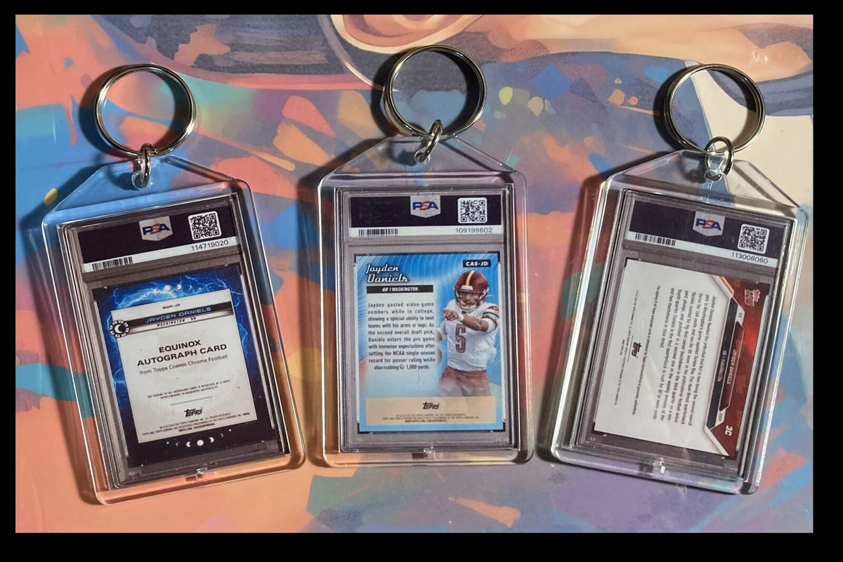 2989 Jayden Daniels 3 Pack Bundle 3 Different Custom Novelty Keychains