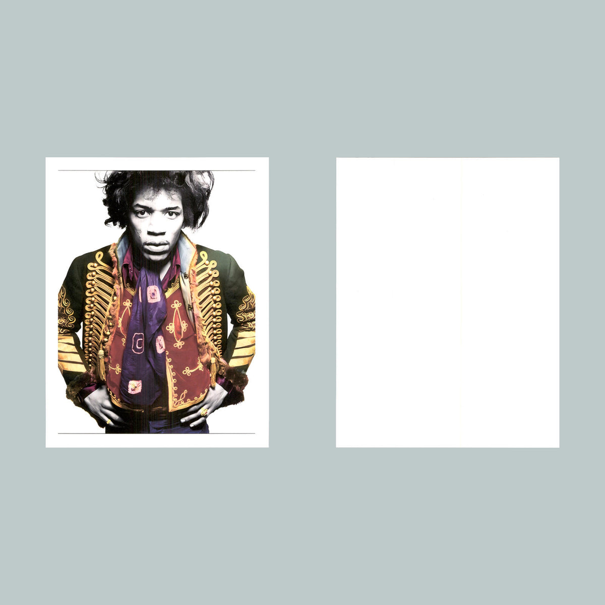0124 P -8X10 Jimi Hendrix with Jacket Glossy Photo Fast-Secure Shipping