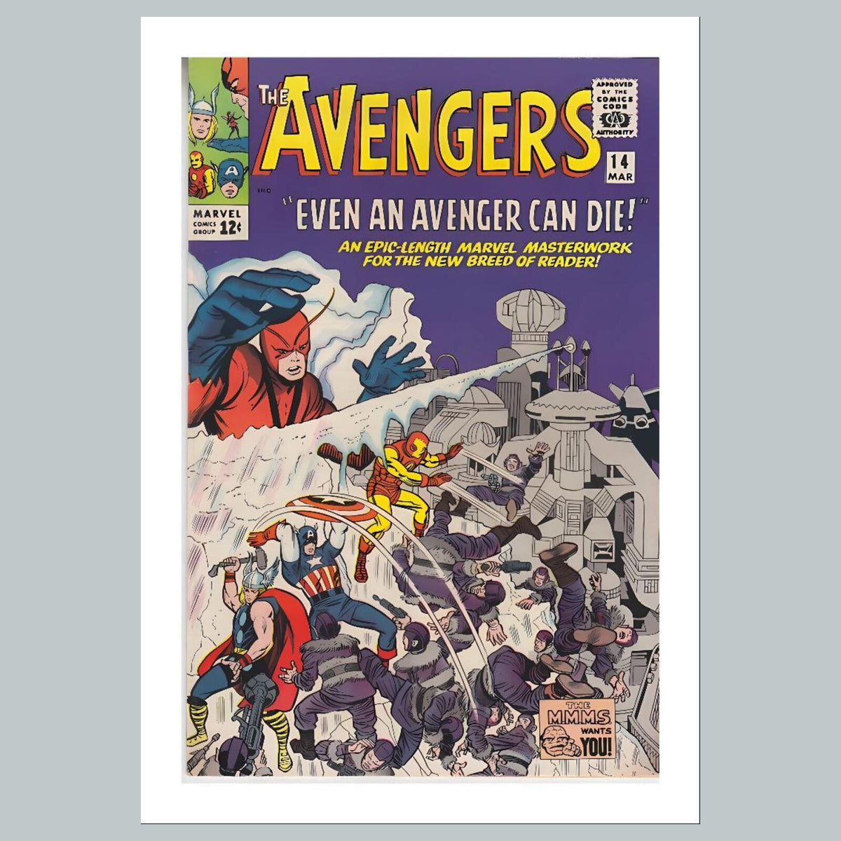 1807 The Avengers 8x10 Glossy Photo Comic Book Cover Fast-Secure Shipping