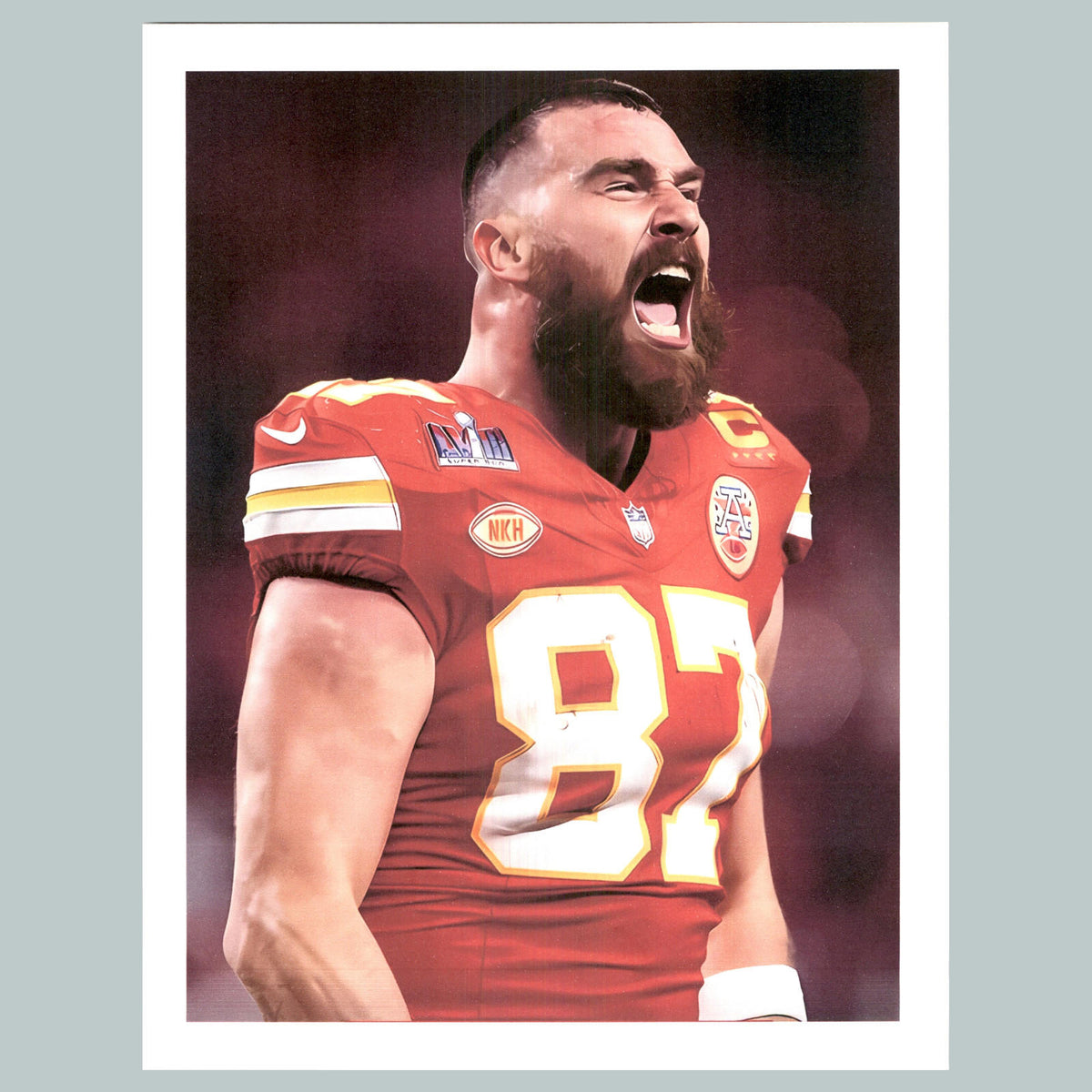 0164 8X10 Travis Kelce-V Glossy Photo Fast-Secure Shipping  FBL