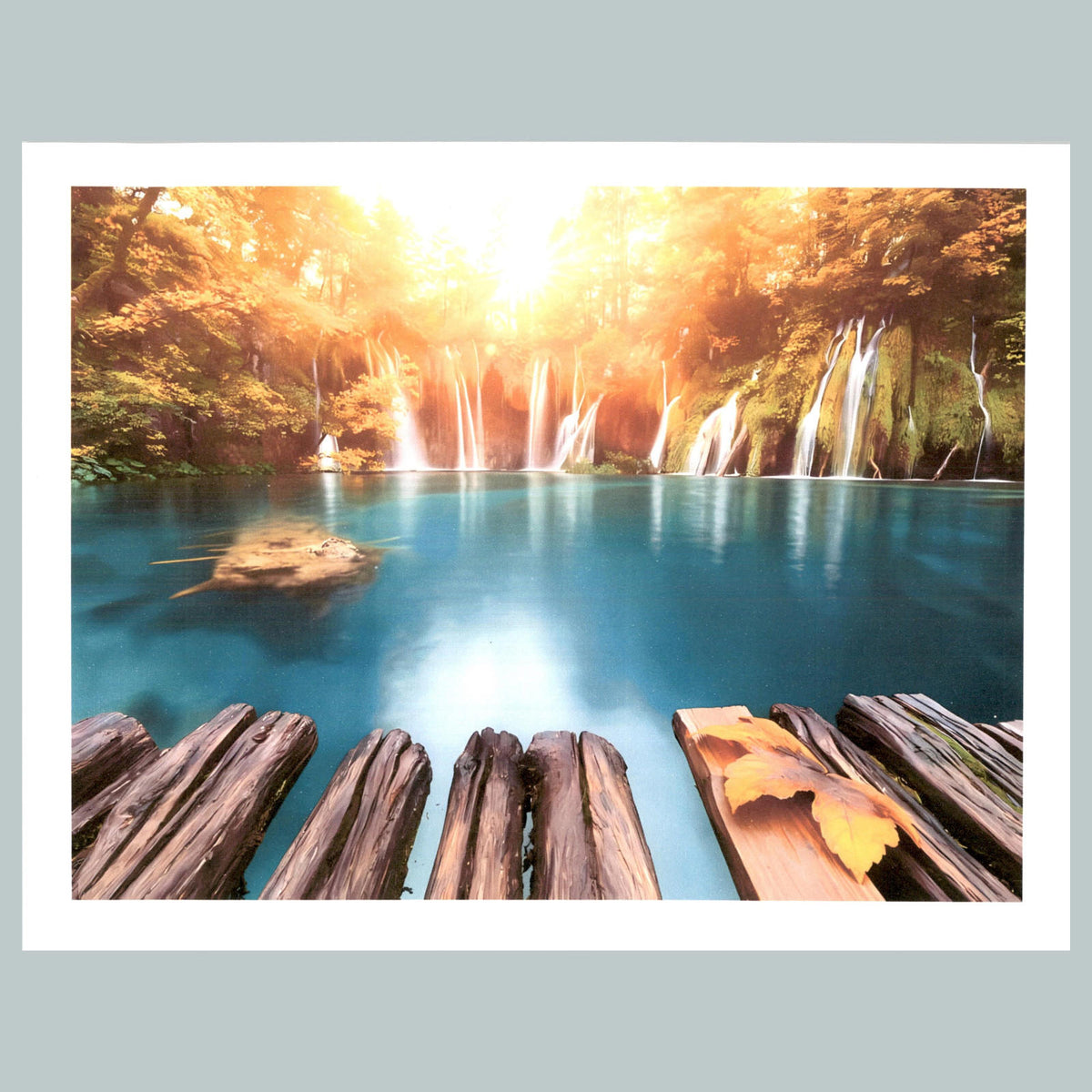 0079 P -8X10 Lake Side Glossy Photo Fast-Secure Shipping