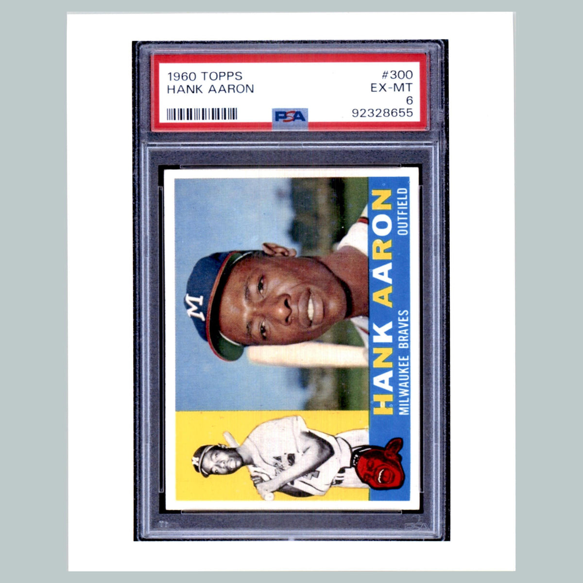 1164 8x10 Hank Aaron Glossy Photo - Fast-Secure Shipping-Makes A Great Gift BBL