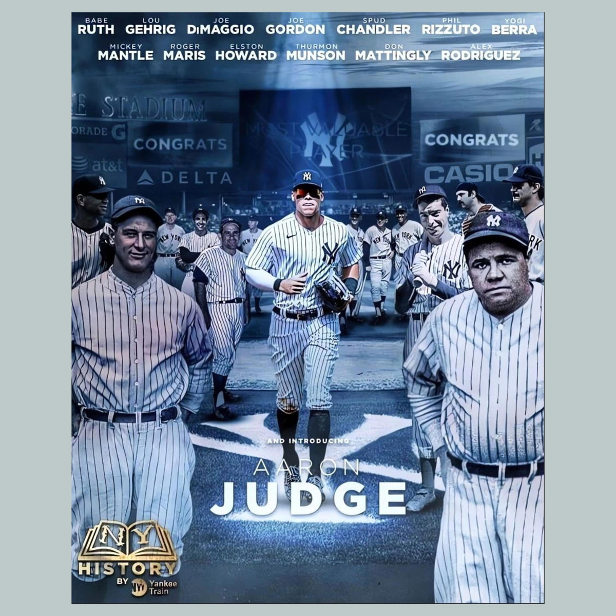 0874 8x10 Glossy Photo Aaron Judge - Fast-Secure Shipping BBL