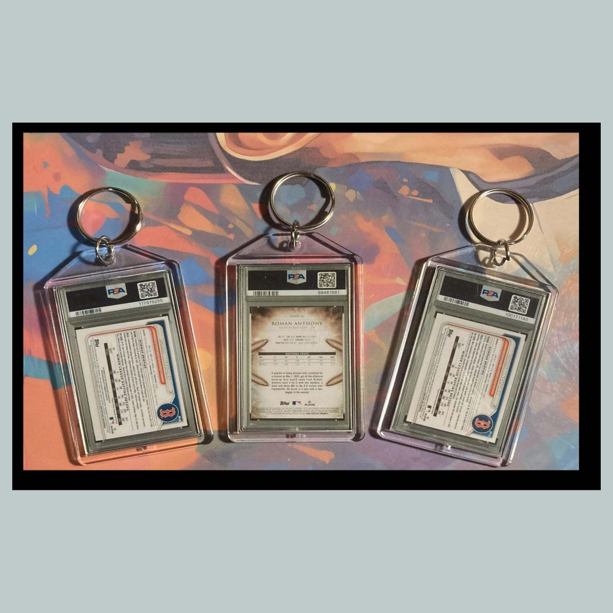 3471B Roman Anthony 3 Pack Bundle - 3 Different Custom Novelty Keychain - Gift