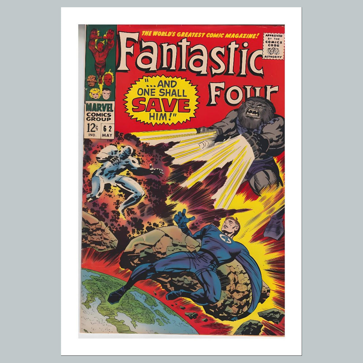 2130 Fantastic Four 8x10 Glossy Photo Comic Book Cover Fast-Secure Shipping