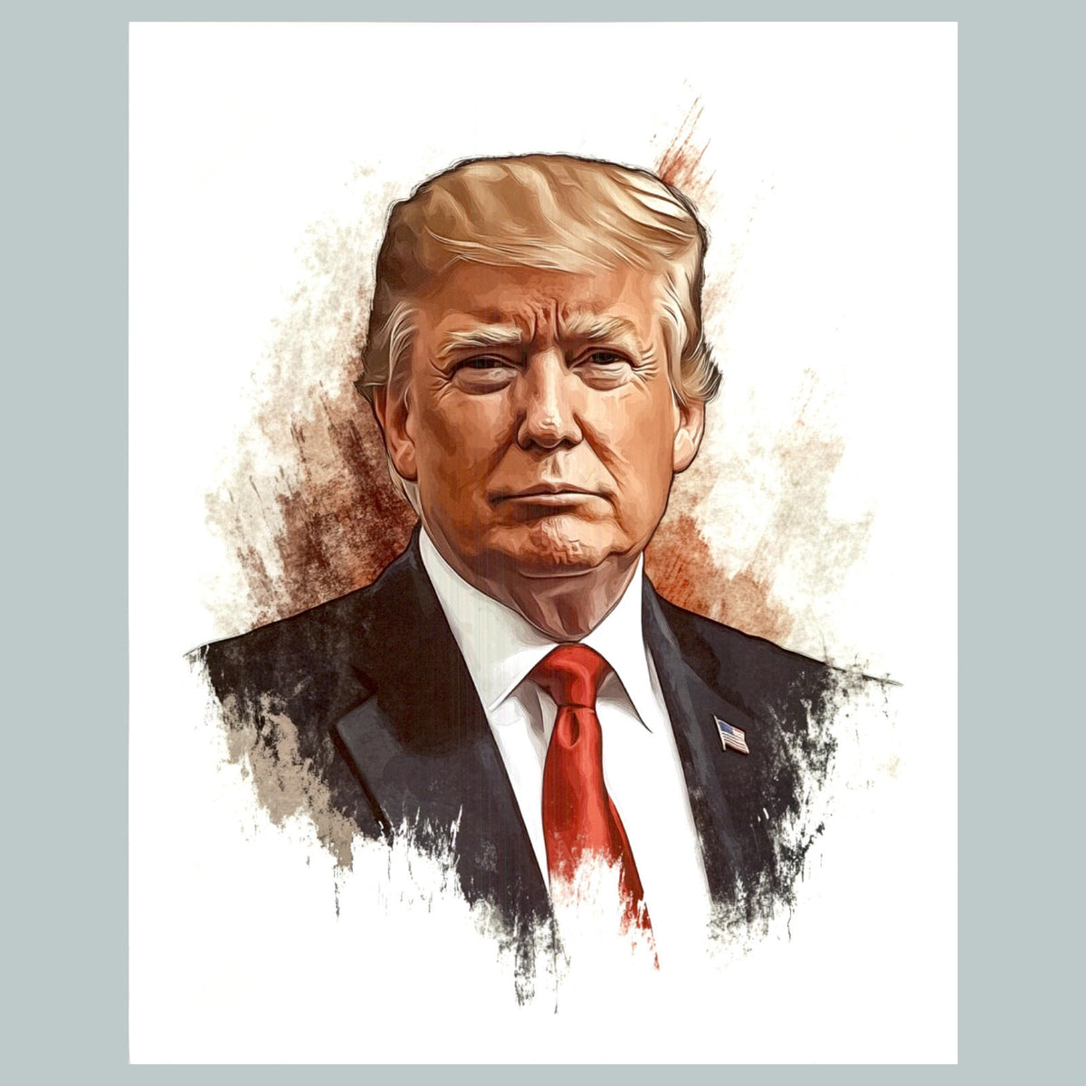 0021 P-8X10 Trump Portrait-1 Glossy Photo Fast-Secure Shipping