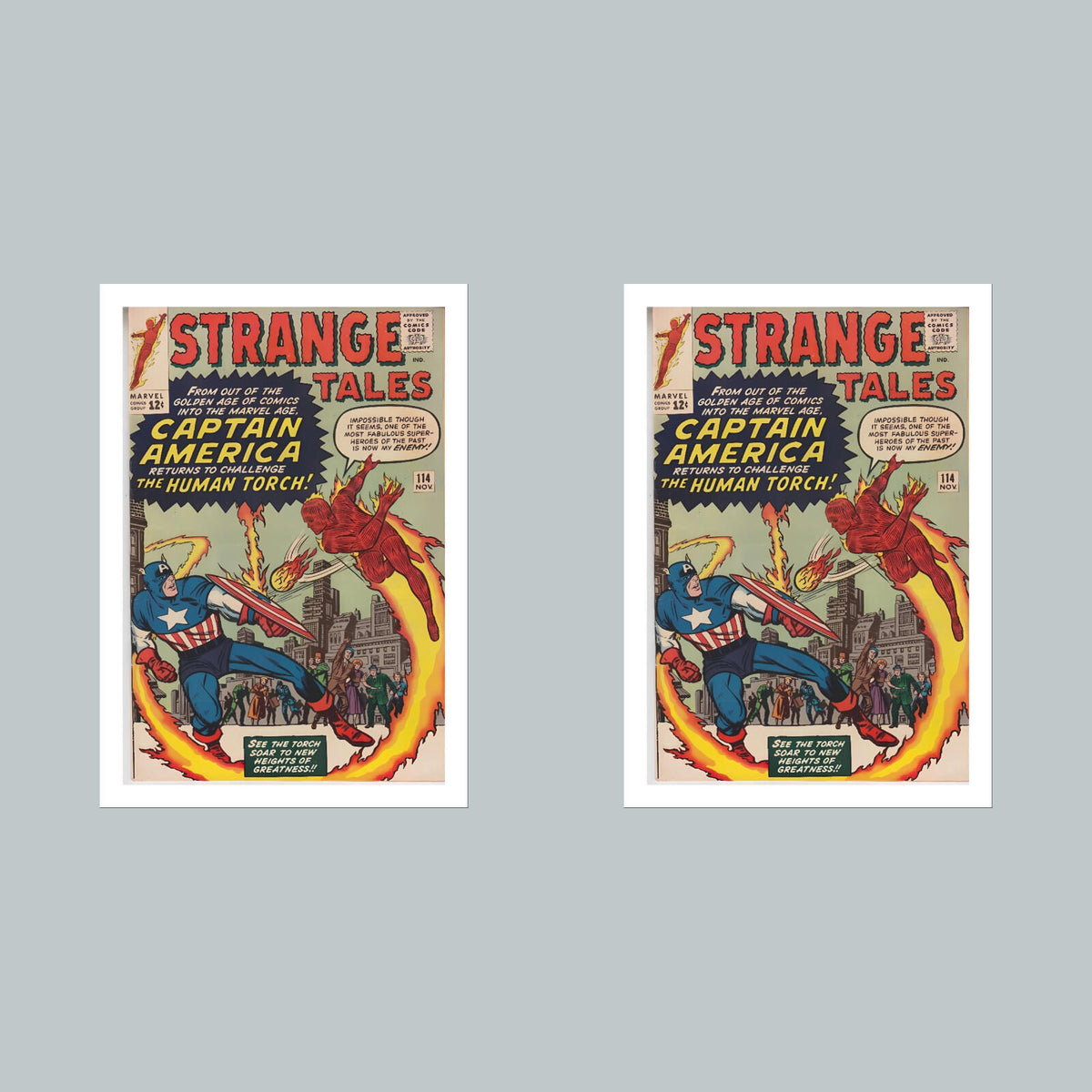 2407 Strange Tales 8x10 Glossy Photo Comic Book Cover Fast-Secure Shipping