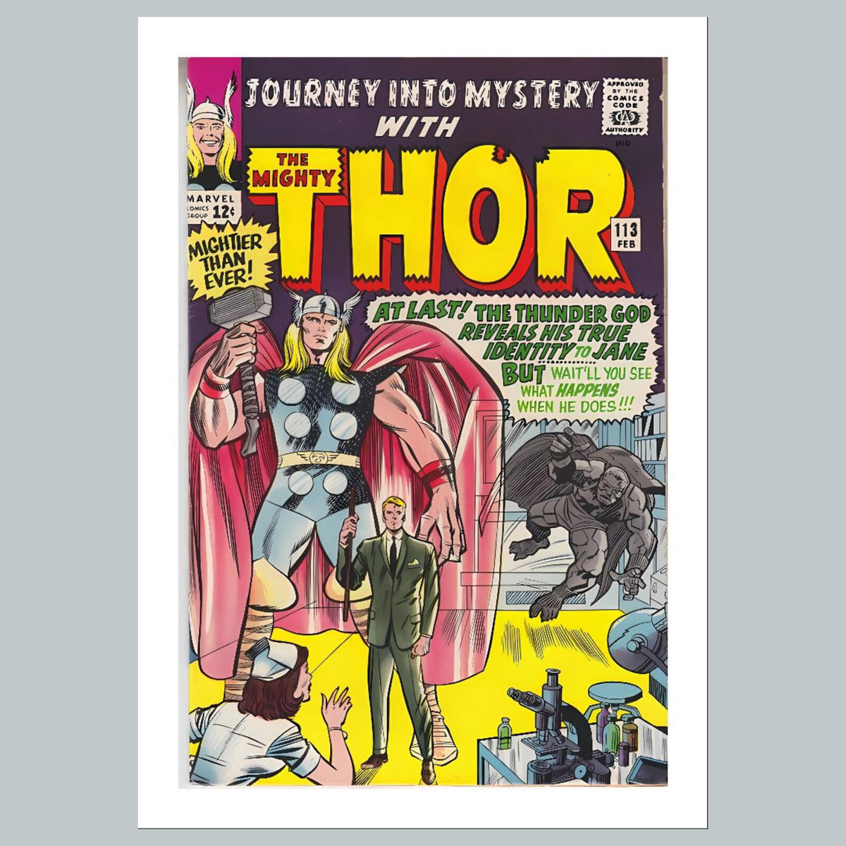 2172 Thor 8x10 Glossy Photo Comic Book Cover Fast-Secure Shipping