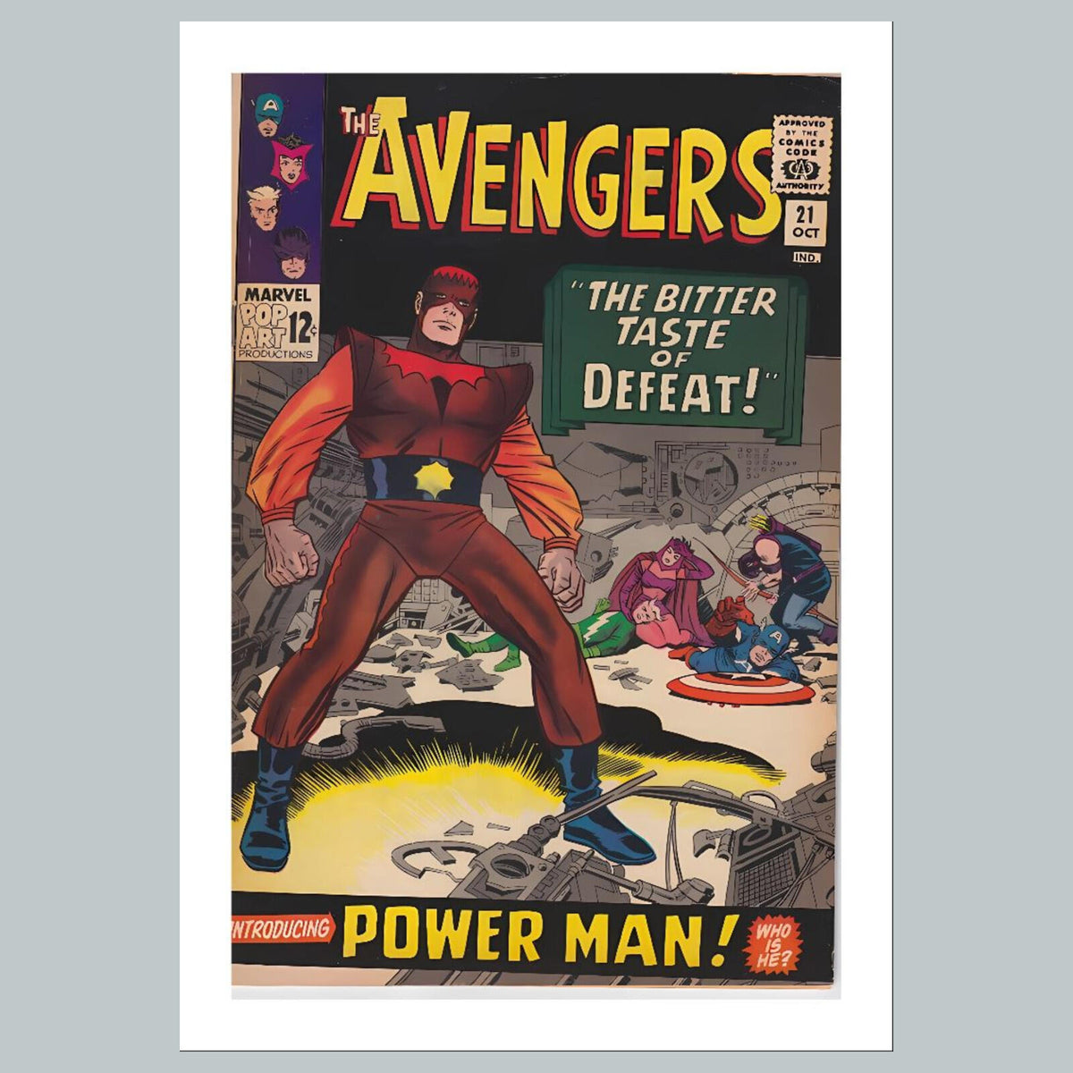 1800 The Avengers 8x10 Glossy Photo Comic Book Cover Fast-Secure Shipping