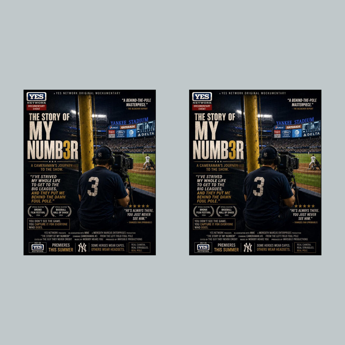 2775 The Mockumentary Story of My Numb3R Ginker’s Instant Reactions 8X10 Print
