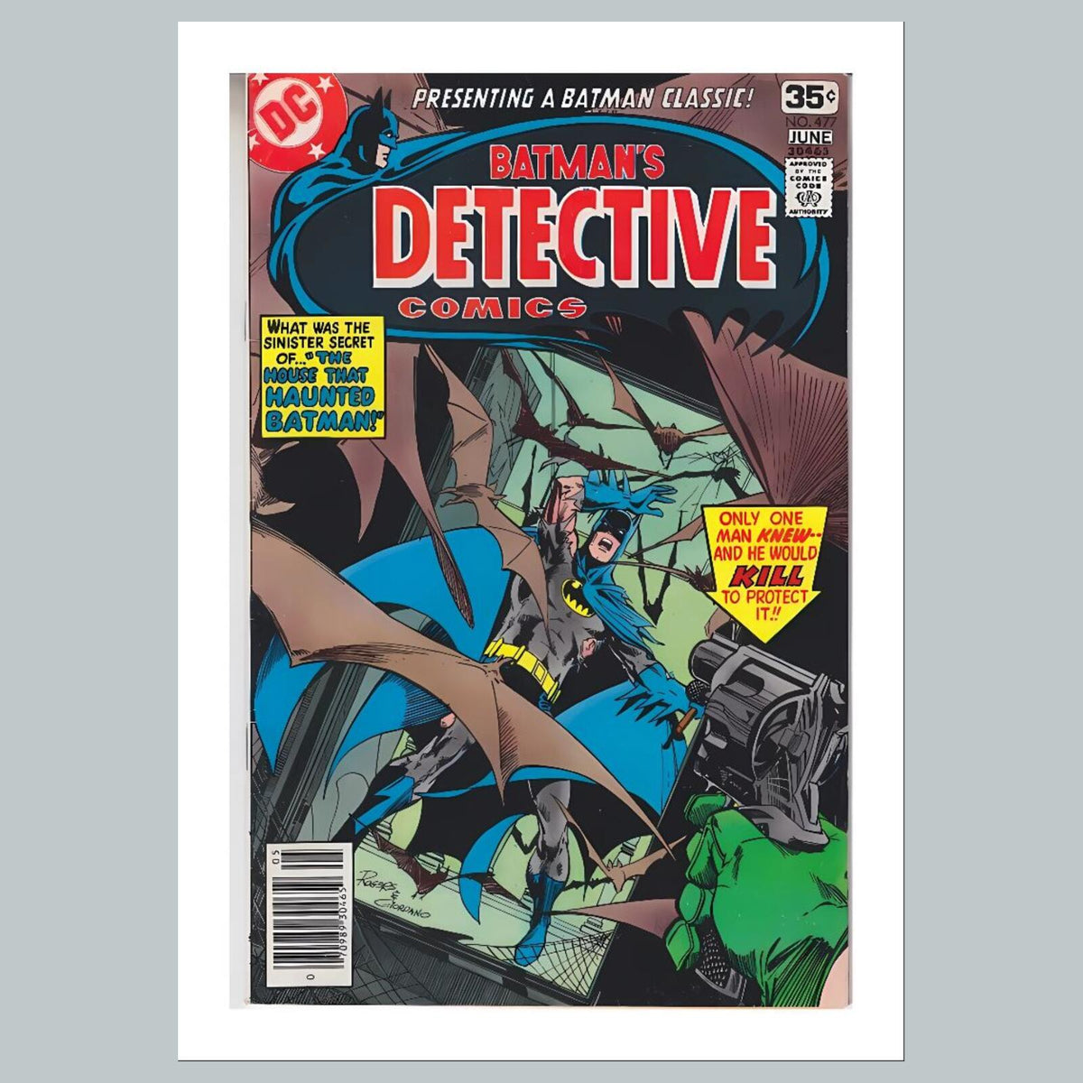 2012 Batmans Detective 8x10 Glossy Photo Comic Book Cover Fast-Secure Shipping