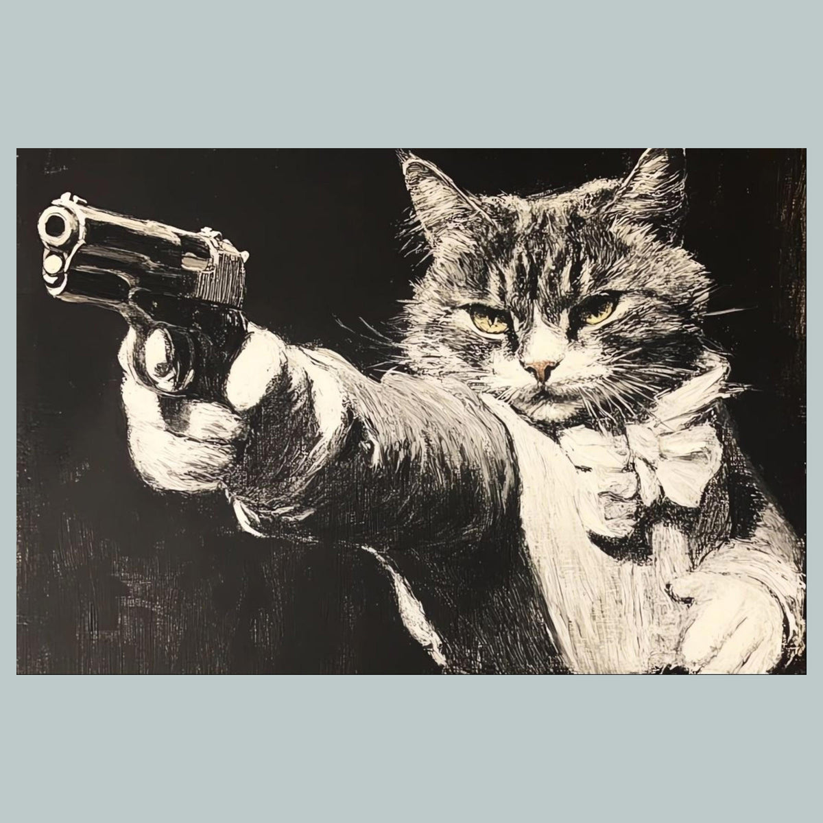 1277 Dirty Kitty 8x10 Glossy Photo - Fast-Secure Shipping MS