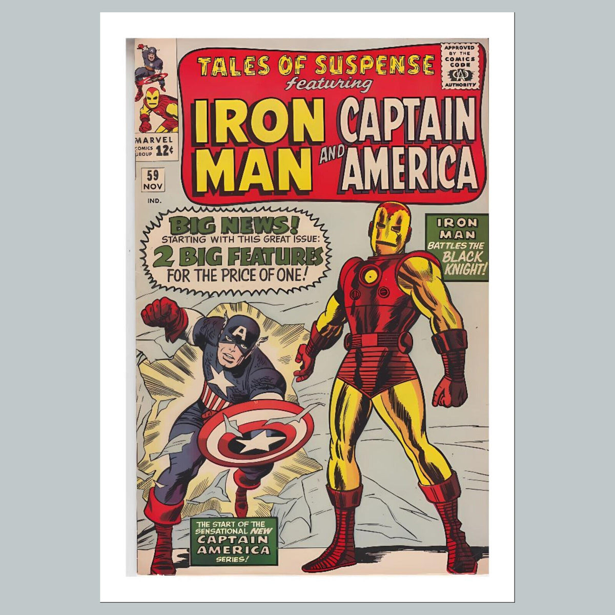 2453 Tales Of Suspense 8x10 Glossy Photo Comic Book CoverFast-Secure Shipping