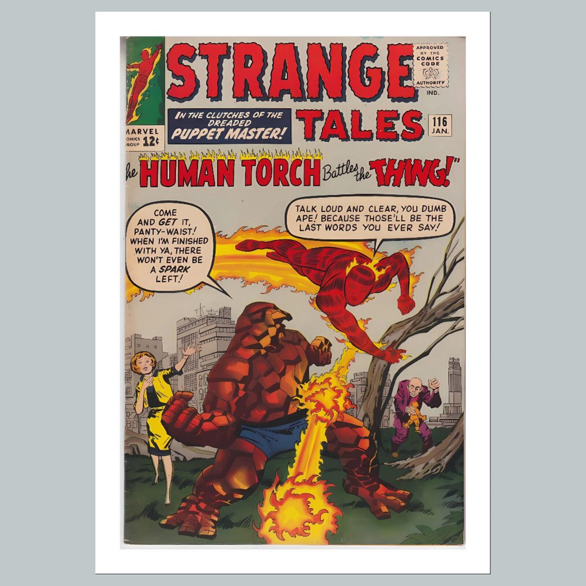 2405 Strange Tales 8x10 Glossy Photo Comic Book Cover Fast-Secure Shipping
