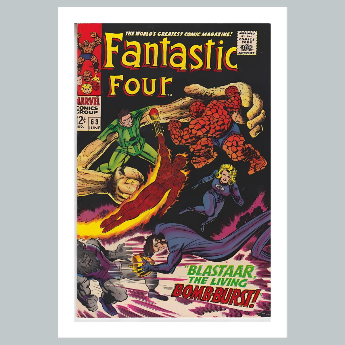 2129 Fantastic Four 8x10 Glossy Photo Comic Book Cover Fast-Secure Shipping