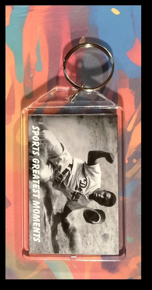 3334 Jackie Robinson Sports Greatest Moments Custom Hand Made Keychain